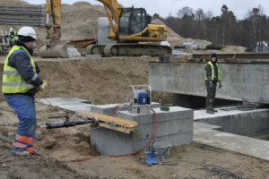 MS-2 Incremental launching of motorway overpasses over swamp